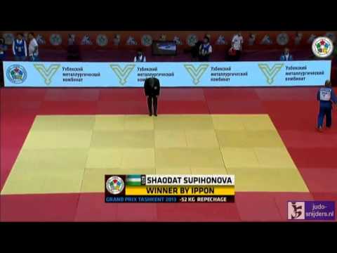 Judo 2013 Grand Prix Tashkent: Supihonova (UZB) - Kutsenko (KAZ) [-52kg] rep