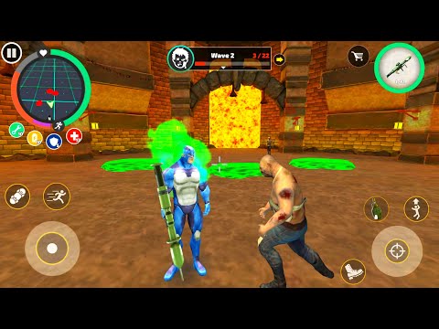 Rope Hero: Vice Town (Kill Zombie Leader ) Without NO Damage – Games Kon – HD Android Gameplay