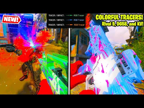 NEW Tracer Pack CLEAR CUT Bundle w/ RAINBOW TRACERS 🌈 MW3 WARZONE (Internal Machinations Rival 9)