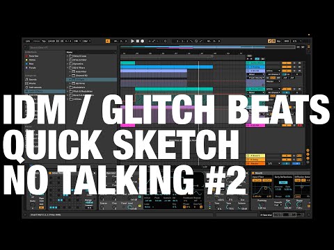 How to sketch IDM / Glitch beats while on Holiday #2