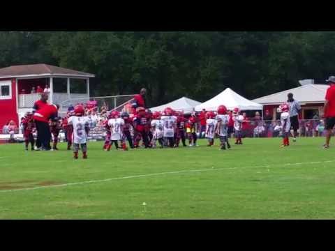Eight Mile Giants Vs. Saraland Spartans 4 Year Olds Game Winning Touchdown