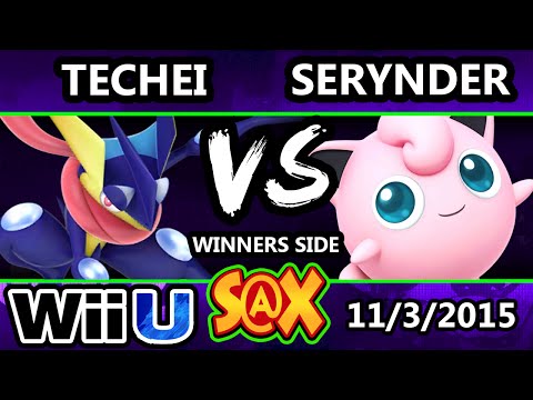 S@X 122 - Techei (Greninja) Vs. Serynder (Jigglypuff) SSB4 Tournament - Smash Wii U - Smash