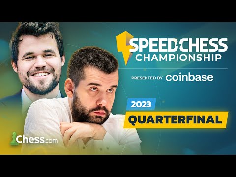 Speed Chess Championship 2023 Quarterfinal | Magnus v Nepomniachtchi | Rivalry Resumes | !coinbase