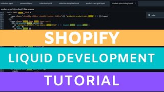 Shopify liquid development tutorial for beginners