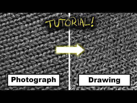 How to Draw Hyper Realistic Woven Fabric! EASY Step-by-Step