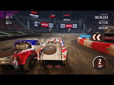 Gravel Walkthrough Part 34 - "Heavyweight Monsters - Los Angeles Memorial Coliseum"