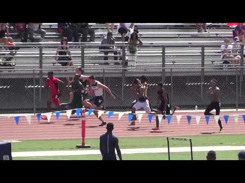 2014 CIF-SS Division 1 Prelims - Cole Dubots - 100 Meter Dash - 10.98