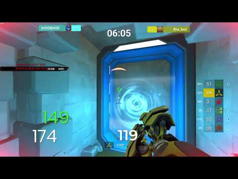 BaSe - fire_bot (ranked duel 1v1) (map: F1sks house) Diabotical closed beta