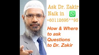 Dr Zakir Naik WhatsApp Number has changed  This is