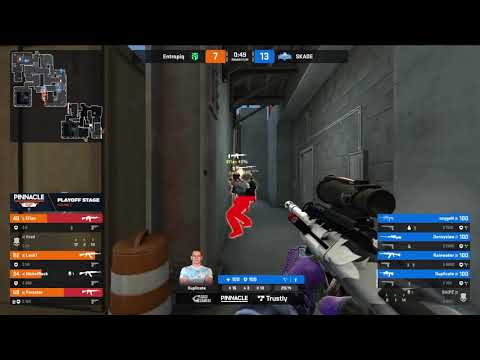 Duplicate 4k Spray - Entropiq vs SKADE - Pinnacle Cup II - csgo