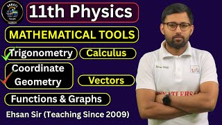11TH PHYSICS || MATHEMATICAL TOOLS || COORDINATE GEOMETRY || LEC 01 || #neet #jee #physics #ehsansir