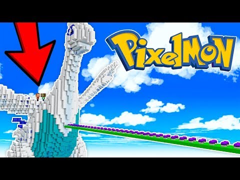 DESAFÍO DE LUCKY BLOCKS EN LUGIA GIGANTE 😍😱 - TODOS LOS LUCKY BLOCK EN PIXELMON MINECRAFT MOD