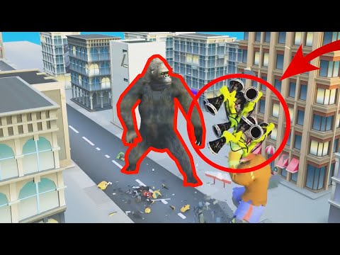 Nick and Tani  Child Miss T - Scary Teacher 3D Godzilla vs Giant Head