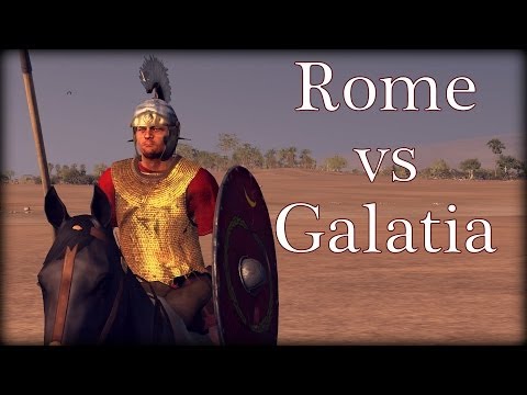 Total War Rome 2 Online Battle Video 27 Rome vs Galatia
