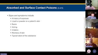 Fall EMT 2023 Ch 22 Toxins Part 1