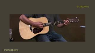 Video thumbnail for Martin D-28 (2017) Review - One Man's Guitar - onemanz.com by onemanzguitar