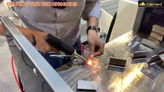 Test Máy hàn Laser ironwood 1500W| Hàn inox tuyệt đẹp với máy hàn lazer