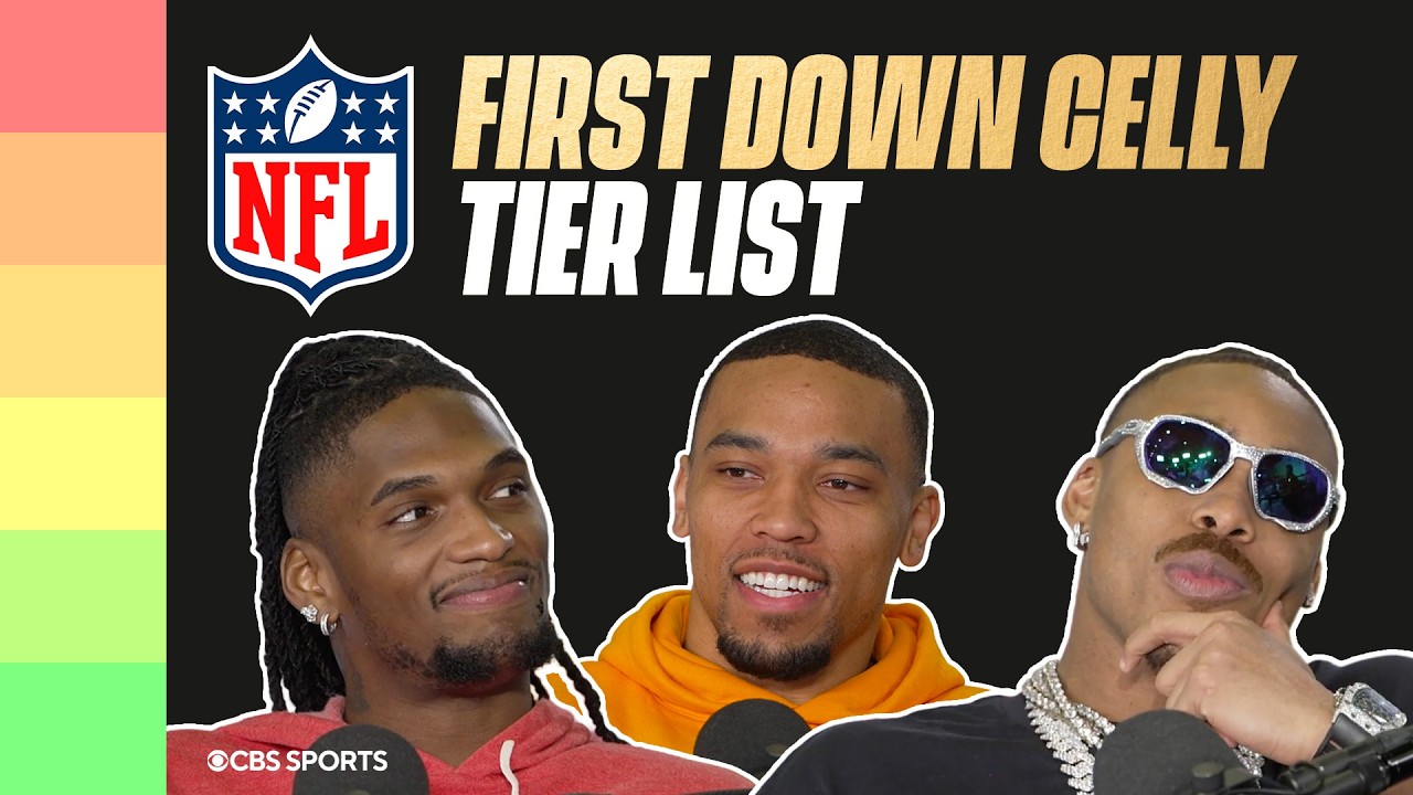 Elite NFL WRs rank the best first down celebrations in the league 🔥