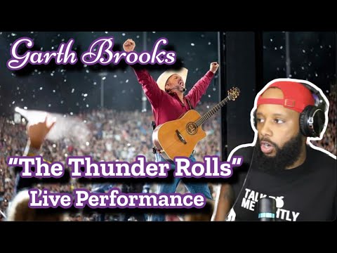 GARTH BROOKS - "THE THUNDER ROLLS" | (LIVE AT LINCOLN NEBRASKA) | COUNTRY REACTION!