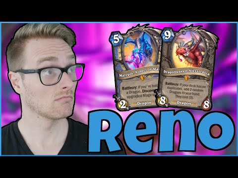 RENO Mage is STRONG Again! (BEST Control Deck?) | Descent of Dragons | Wild Hearthstone