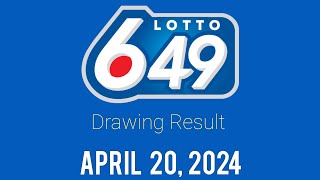 Lotto 6/49 Draw - April 20, 2024