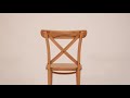 ΣΚΑΜΠΟ ΜΕΣ.ΥΨΟΥΣ GIOLIANA HM8750.01 ΞΥΛΟ ΟΞΙΑΣ ΦΥΣΙΚΟ-PLYWOOD ΚΑΘΙΣΜΑ 46x46x101Υεκ