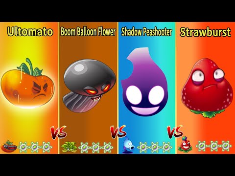 Pvz 2 Gameplay - All AOE Plants Damage Challenge - Which Plant's Best ? - Plant vs Plant