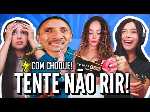 JOVENS REAGEM A DESAFIO SE RIR LEVA CHOQUE - TENTE NÃO RIR #92 - MANOEL GOMES PRECISA PARAR