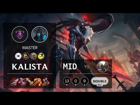 Kalista Mid vs Pantheon - KR Master Patch 11.1