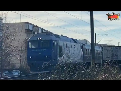 Trenuri intr-o zi de Final de iarna in Cluj Napoca (Clujana h.) | IR1745, IR367, IR366, R3089, etc.