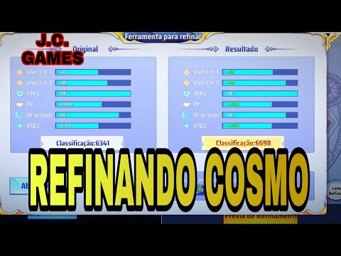 COMO REFINAR COSMO CORRETAMENTE APRENDA REFINANDO COSMO (SAINT SEIYA OS CAVALEIROS DOS ZODÍACO)