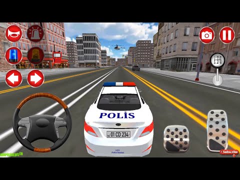 4K Gerçek Polis Arabası Oyunu 3D - Real Police Car Driving Android Araba Oyunu İzle Android Gameplay