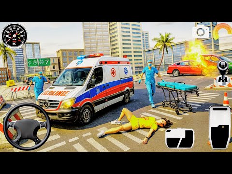 Ambulance City Rescue Simulator 3d - 911 Us Emargency Ambulance Driving Game - Android Gameplay 