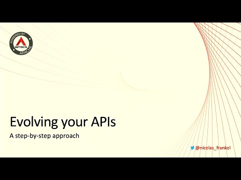 Evolving your APIs, a step-by-step approach