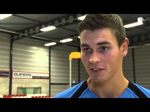 Richard Kunst na afloop van de overwinning