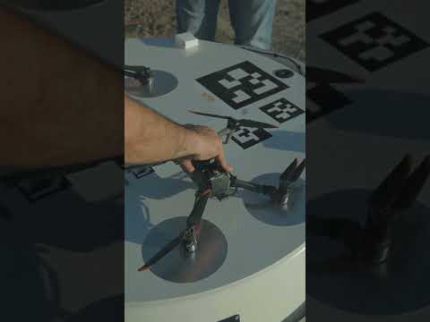 Part of a video titled Revolutionizing wireless drone charging with the Omnidock