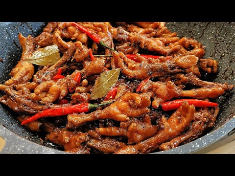 ADOBONG PAA NG MANOK | Yung Maanghang at Masarap Ipam-pulutan!
