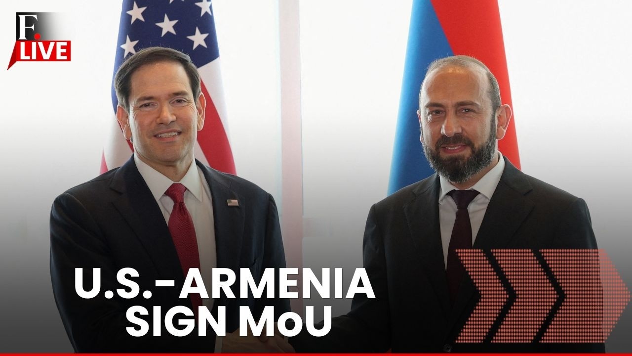 US Secretary Marco Rubio, Armenia Foreign Minister Attend MoU Signing Ceremony in Yerevan | LIVE