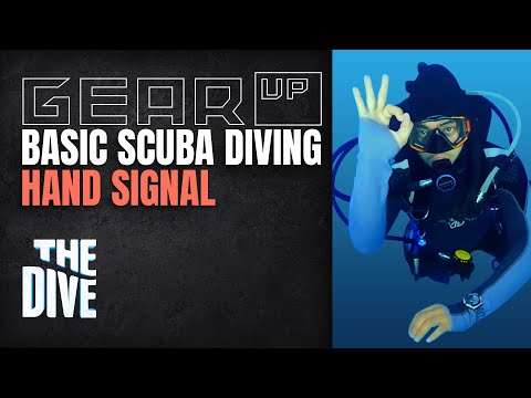 Sinal manual básico de mergulho autônomo
