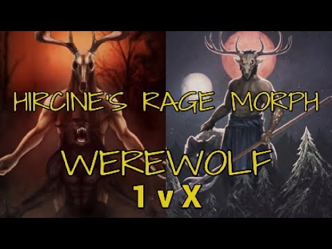 ESO - Hircine's Rage Morph - Werewolf 1vX