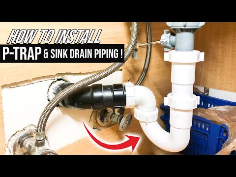 image-How are P traps installed?