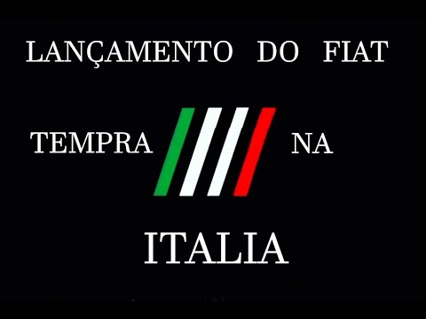 LANÇAMENTO DO FIAT TEMPRA NA ITALIA EM 1990!