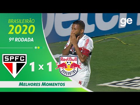 Gols e lances de São Paulo x Red Bull Bragantino