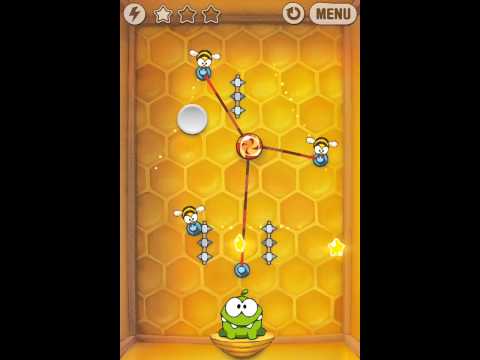 Cut The Rope 10-20 Walkthrough /  Solution (Buzz Box) Level Guide.