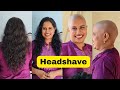 Mid Length Curly Hair To Headshave For Donation I Kerala Hair Donations I Wigbank I Nape Shave I