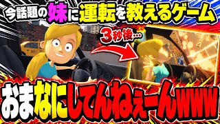 今話題の妹子に運転教えるゲームがバカすぎたwww