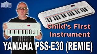 Video thumbnail for Yamaha REMIE PSS-E30 Portable Keyboard | The Happy Keyboard for Children by Alamo Music Sound Lab