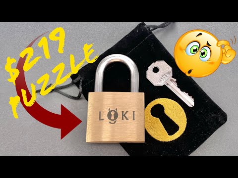 [1453] VERY Clever “Loki” Puzzle Padlock Solved