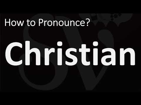 How to Pronounce Christian? (CORRECTLY)