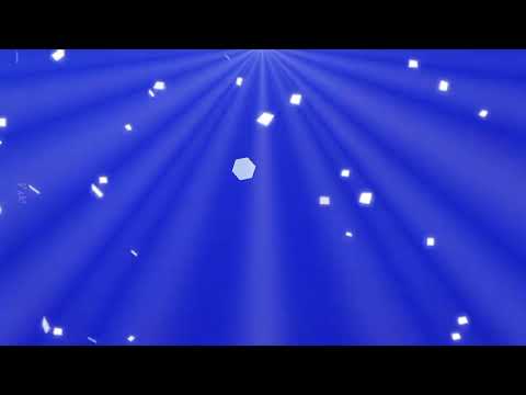 Fondo de vídeo movimiento - azul, luz y confeti blanco